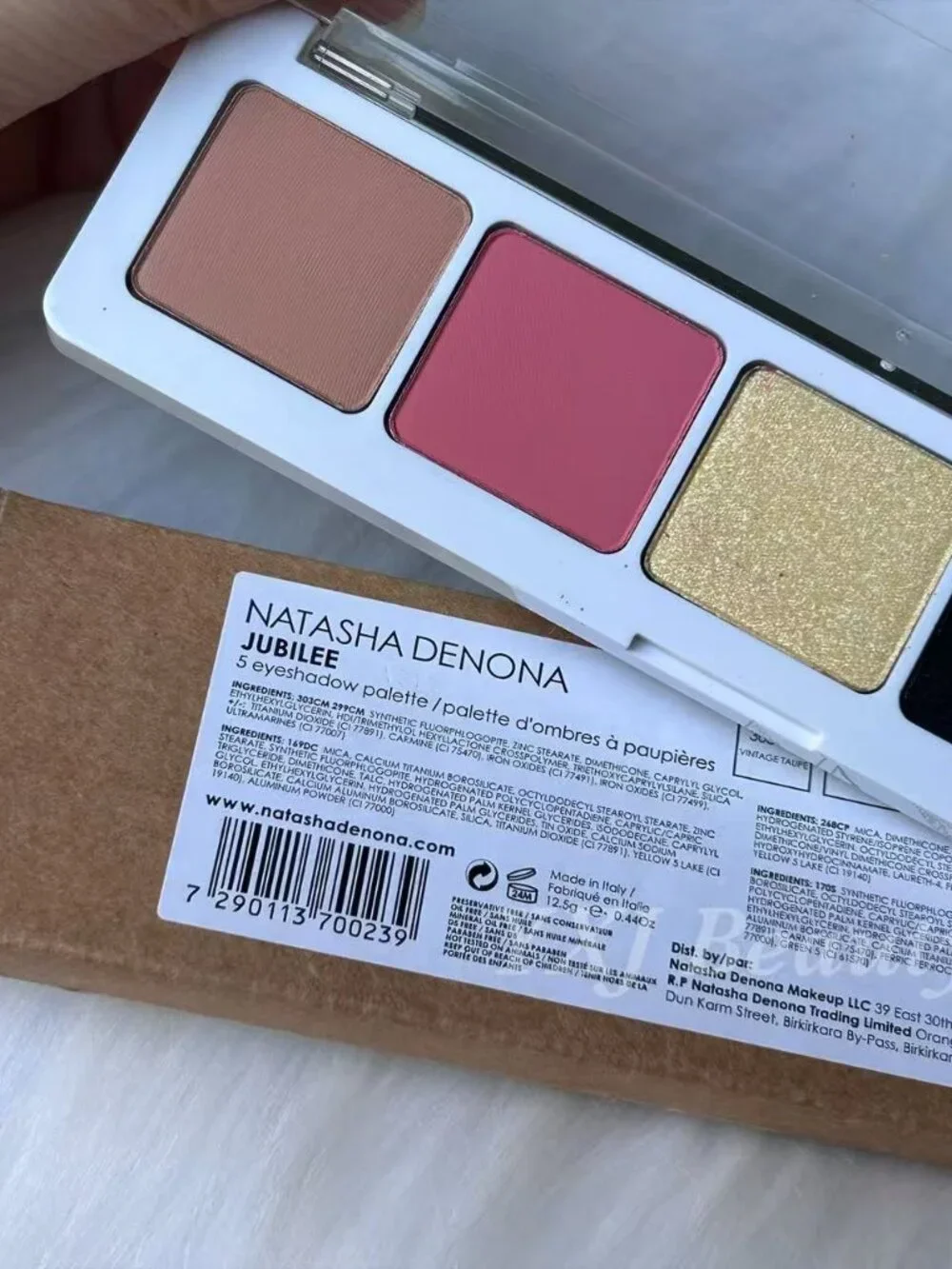 New In Box Natasha Denona Eyeshadow Palette~Jubilee~Full Size 12.5 g/0.44 oz